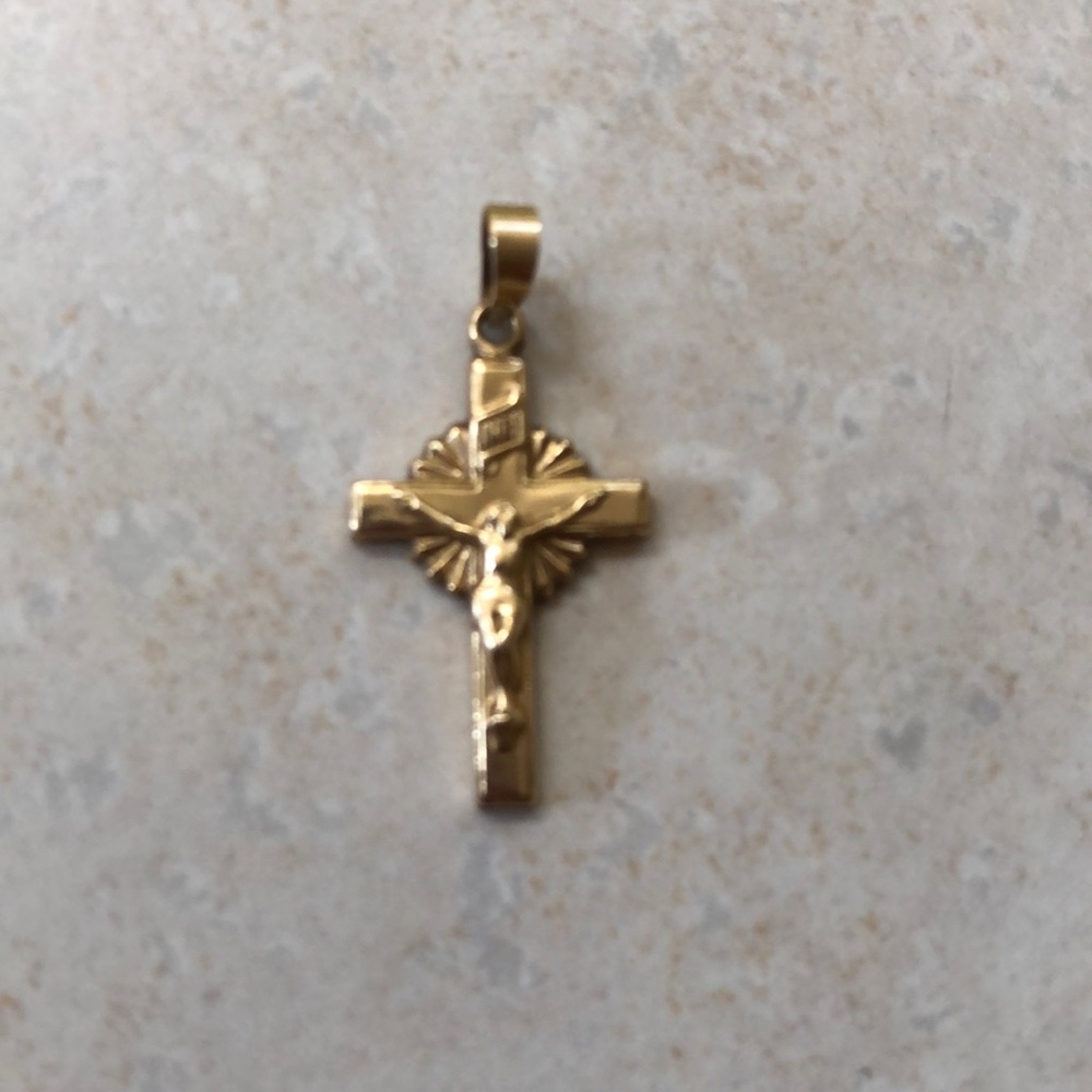 Vintage Crucifix - 14k Gold Cross